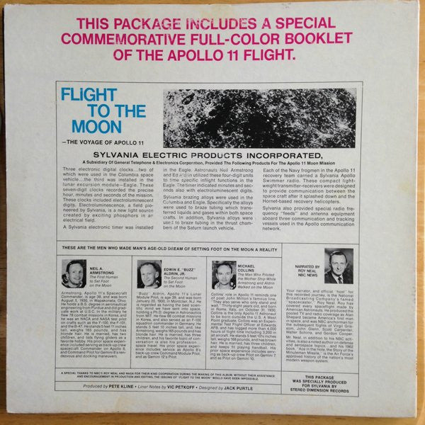 Roy Neal : Flight To The Moon - The Voyage Of Apollo 11 (LP, Gat)