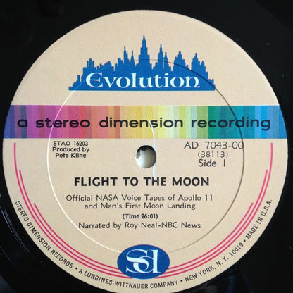 Roy Neal : Flight To The Moon - The Voyage Of Apollo 11 (LP, Gat)