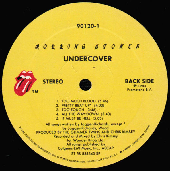 Rolling Stones Undercover レコード Buy The Rolling Stones : Undercover (LP, Album, SP ) Online for a