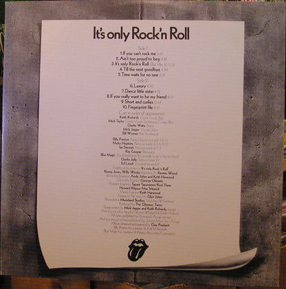 The Rolling Stones : It's Only Rock 'N Roll (LP, Album, She)