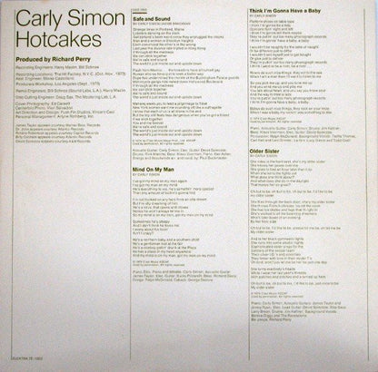 Carly Simon : Hotcakes (LP, Album, Spe)