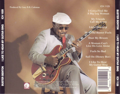Buster Benton : I Like To Hear My Guitar Sing (CD, Album)