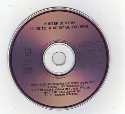 Buster Benton : I Like To Hear My Guitar Sing (CD, Album)