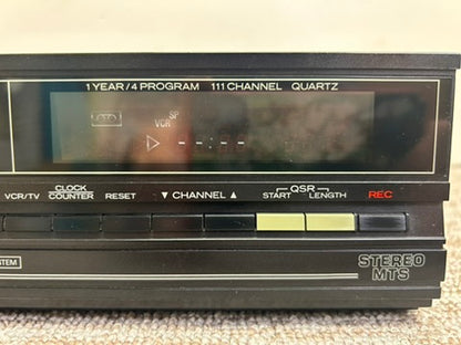 Sears 934.53451750 VHS Video Cassette Recorder * Remote * Box * New Belts * Fully Serviced