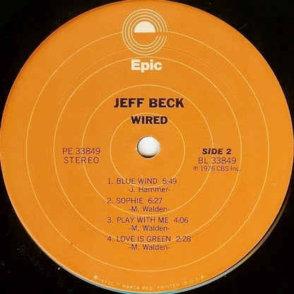 Jeff Beck : Wired (LP, Album, San)