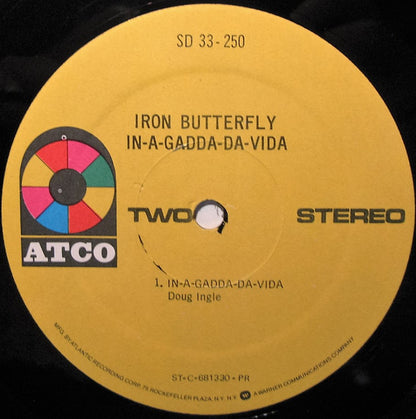 Iron Butterfly : In-A-Gadda-Da-Vida (LP, Album, RP, PR)