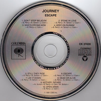 Journey : Escape (CD, Album, RE, Son)