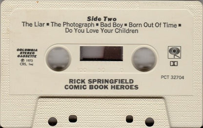 Rick Springfield : Comic Book Heroes (Cass, Album, RE, Dol)
