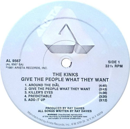 The Kinks : Give The People What They Want (LP, Album, Hau)