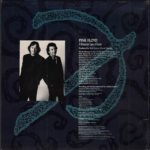 Pink Floyd : A Momentary Lapse Of Reason (LP, Album, Car)