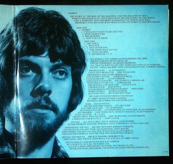 The Alan Parsons Project : I Robot (LP, Album, All)