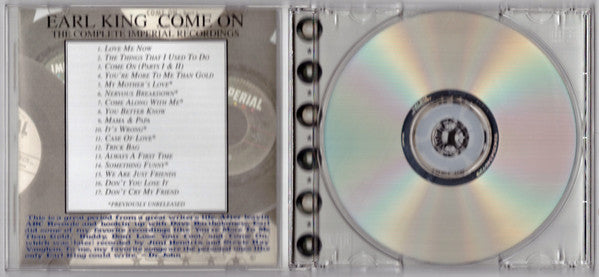 Earl King : Come On: The Complete Imperial Recordings (CD, Comp)