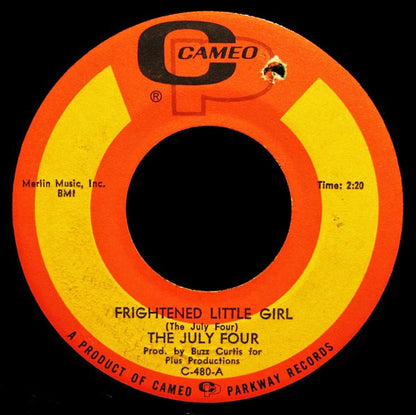 The July Four : Frightened Little Girl / Mr. Miff (7", Single)