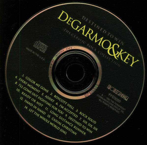 DeGarmo & Key : Destined To Win The Classic Rock Collection (CD, Comp, Club)