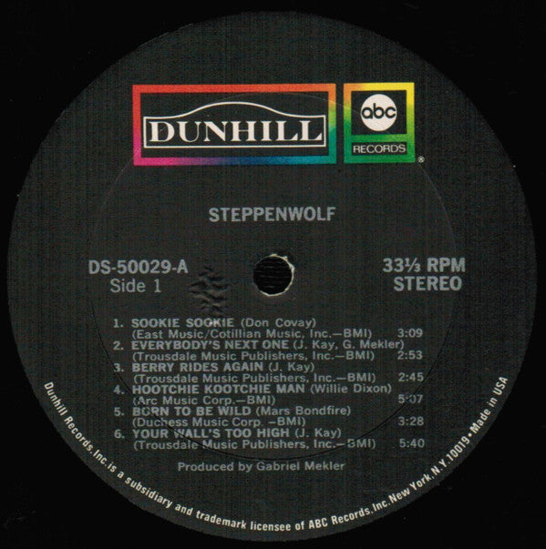 Steppenwolf : Steppenwolf (LP, Album, RP)