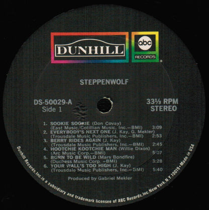 Steppenwolf : Steppenwolf (LP, Album, RP)