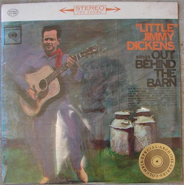 Little Jimmy Dickens : Sings Out Behind The Barn (LP, RE)