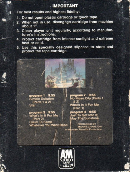 Nazareth (2) : No Mean City (8-Trk, Album)