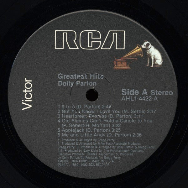 Dolly Parton : Greatest Hits (LP, Comp, RE, Ind)