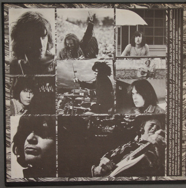 Crosby, Stills, Nash & Young : Déjà Vu (LP, Album, DCW)