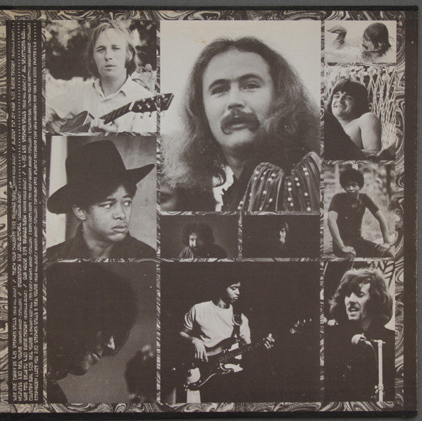 Crosby, Stills, Nash & Young : Déjà Vu (LP, Album, DCW)