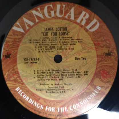 James Cotton : Cut You Loose! (LP, Album, RE)