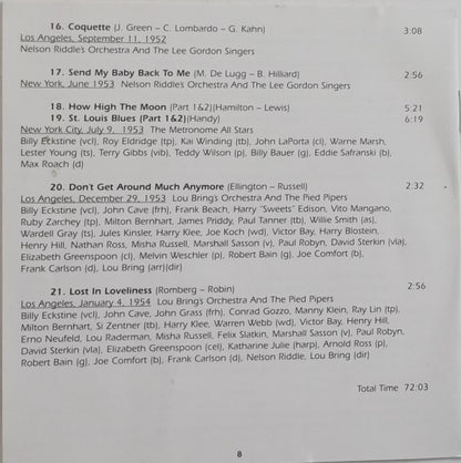 Billy Eckstine : I Ain't Like That (4xCD, Comp, RM)