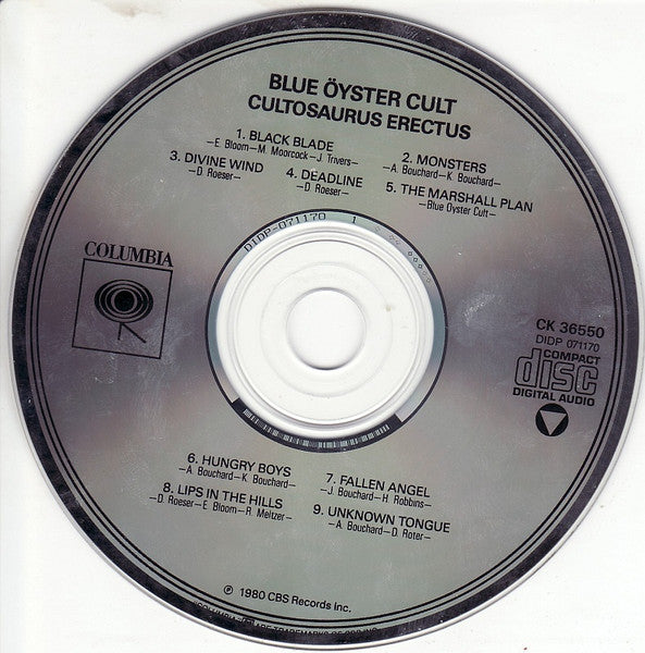 Blue Öyster Cult : Cultösaurus Erectus (CD, Album, RE)
