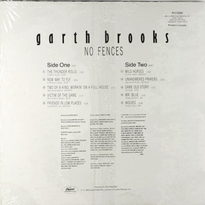 Garth Brooks : No Fences (LP, Album, Club, BMG)