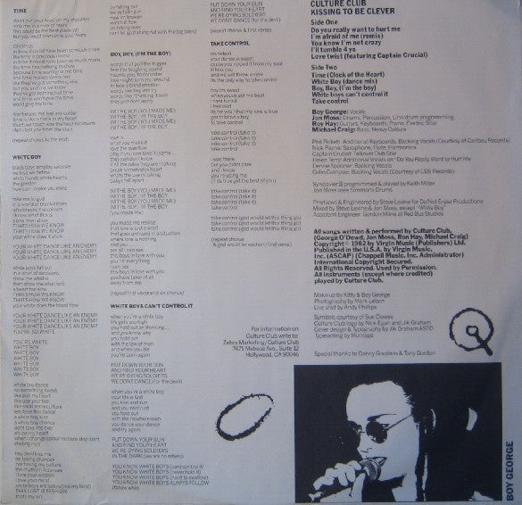 Buy Culture Club : Kissing To Be Clever (LP, Album, RE, Pit