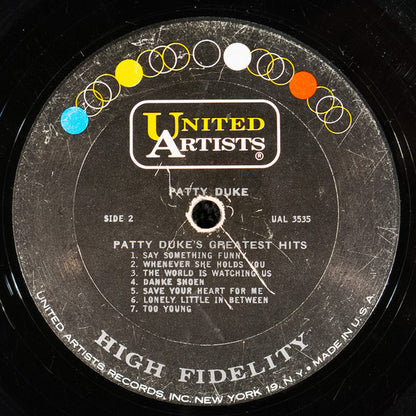 Patty Duke : Patty Duke's Greatest Hits (LP, Comp, Mono)