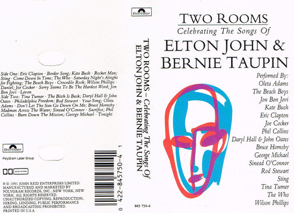 Various : Two Rooms - Celebrating The Songs Of Elton John & Bernie Taupin (Cass, Album)