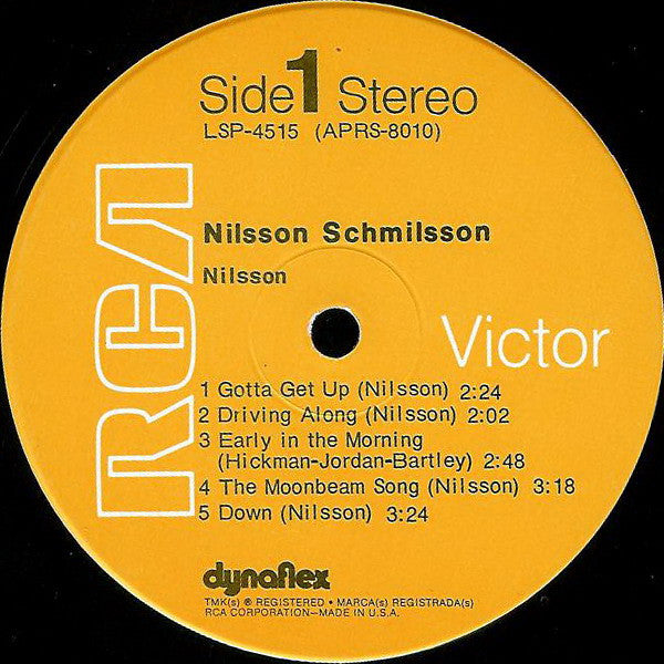 Nilsson* : Nilsson Schmilsson (LP, Album, RE, Ind)