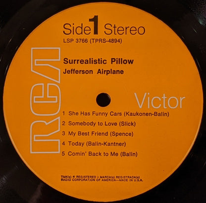 Jefferson Airplane : Surrealistic Pillow (LP, Album, RE, Hol)