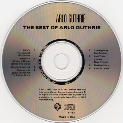 Arlo Guthrie : The Best Of Arlo Guthrie (CD, Comp, RE)