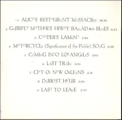 Arlo Guthrie : The Best Of Arlo Guthrie (CD, Comp, RE)