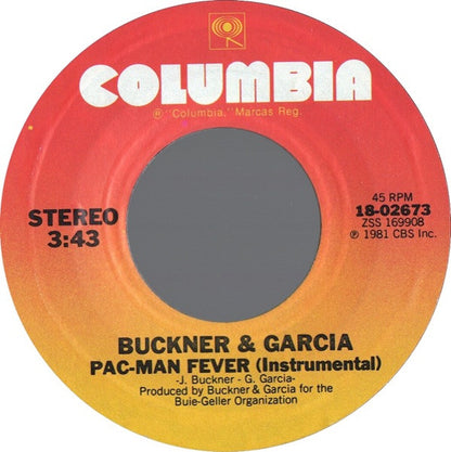 Buckner & Garcia : Pac-Man Fever (7", Single, Styrene, Pit)