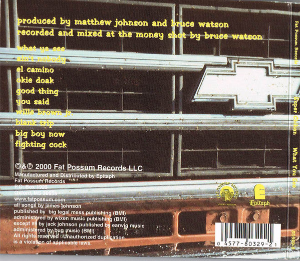 Super Chikan : What You See (CD, Album)