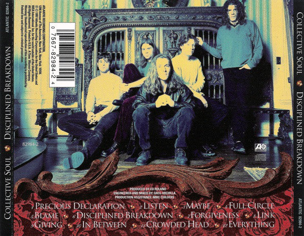 Collective Soul : Disciplined Breakdown (CD, Album, WEA)
