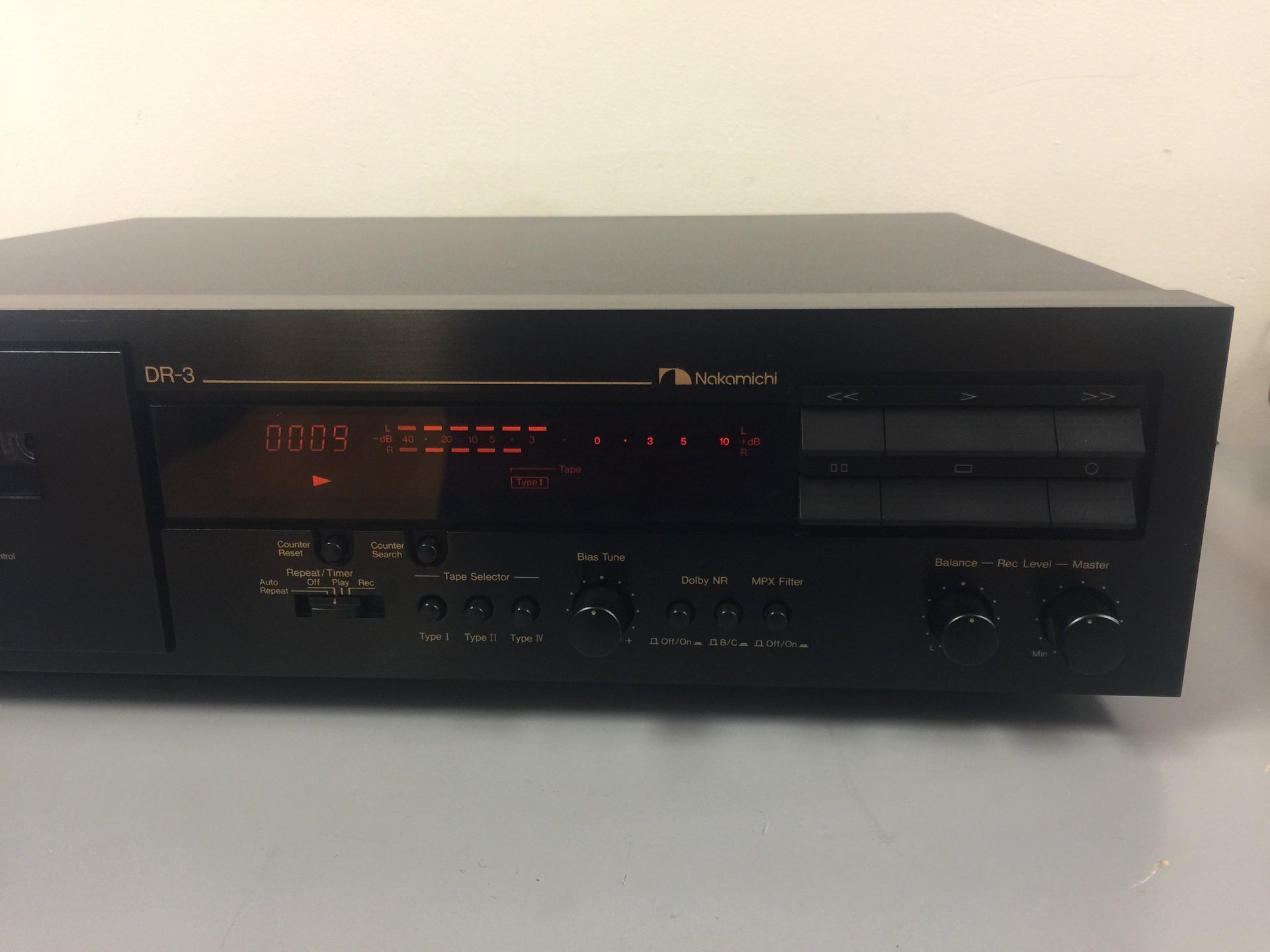 Nakamichi DR-3 Single Cassette Deck * Fully Recapped * Box – The