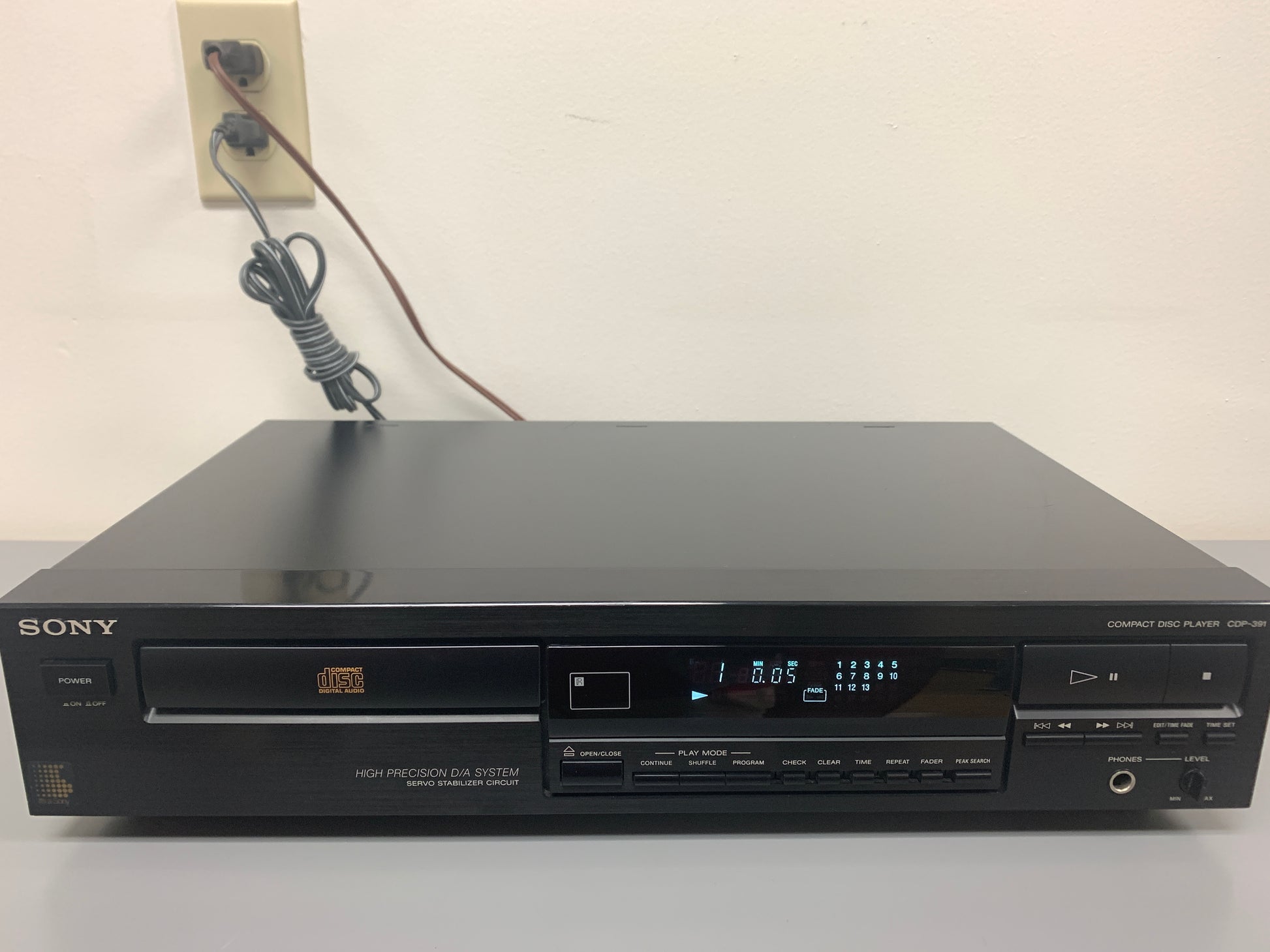 Sony CDP-391 DA CD Player – The Turntable Store - Main Image