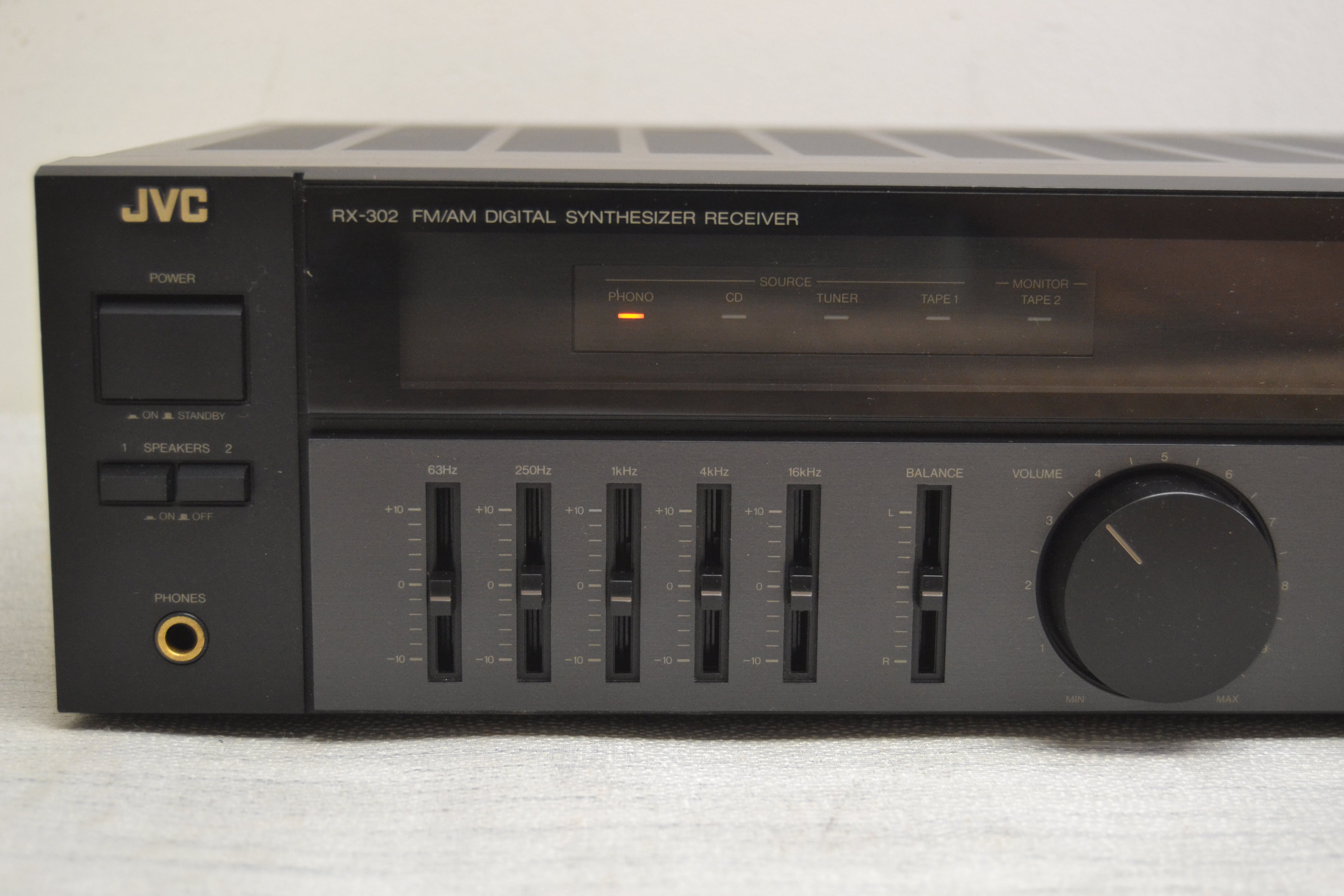 JVC RX-302 Stereo Receiver * 60W RMS * Fully Serviced *