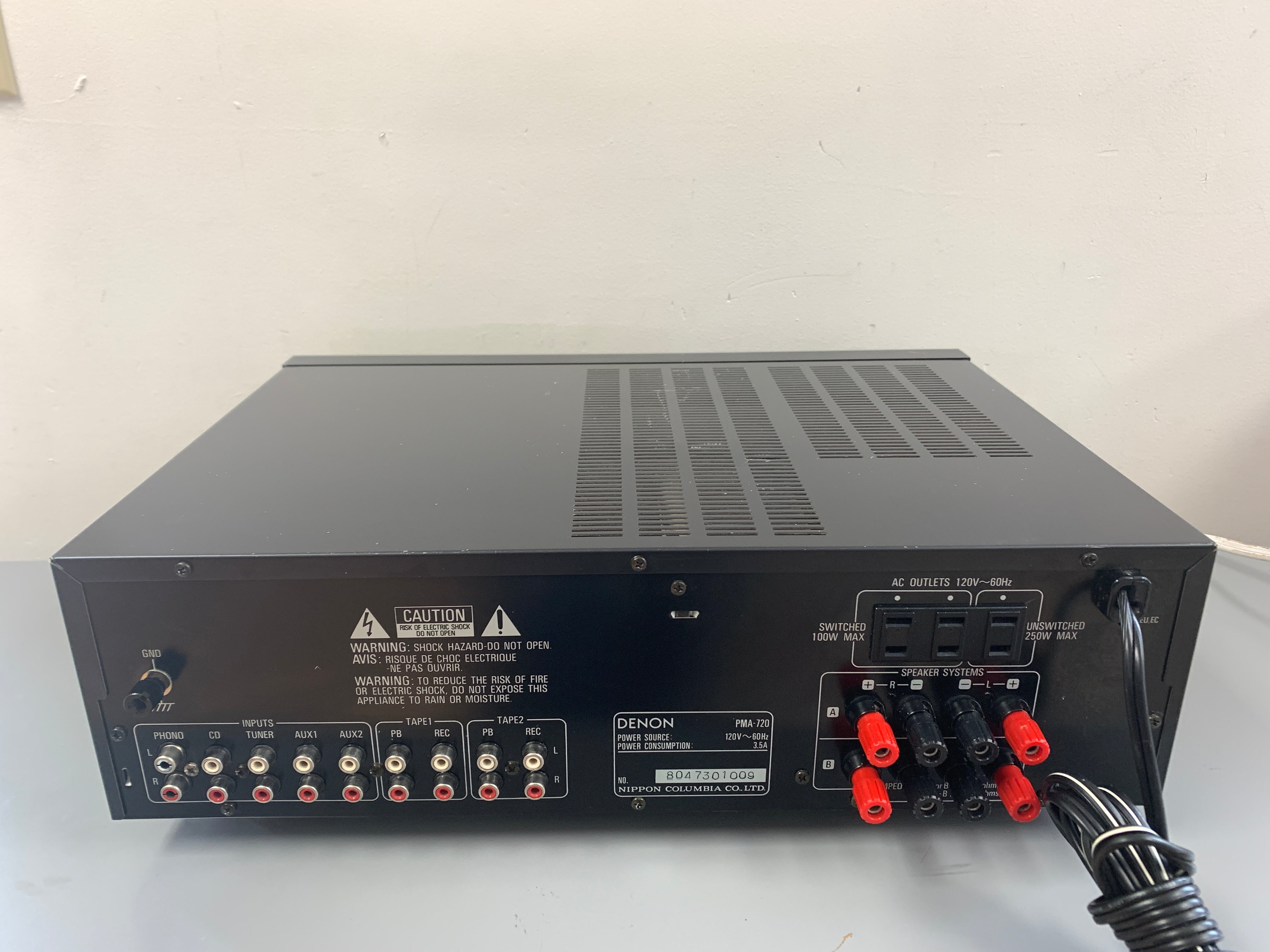 Denon PMA-720 Stereo Integrated Amplifier – The Turntable Store