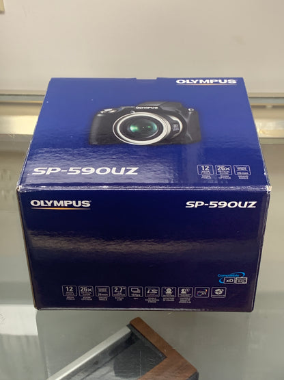 Olympus SP-59OUZ Digital Camera Bundle w/Accessories & Original Box