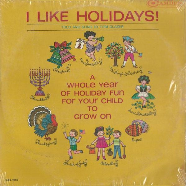 Tom Glazer : I Like Holidays (LP, Mono, RE)
