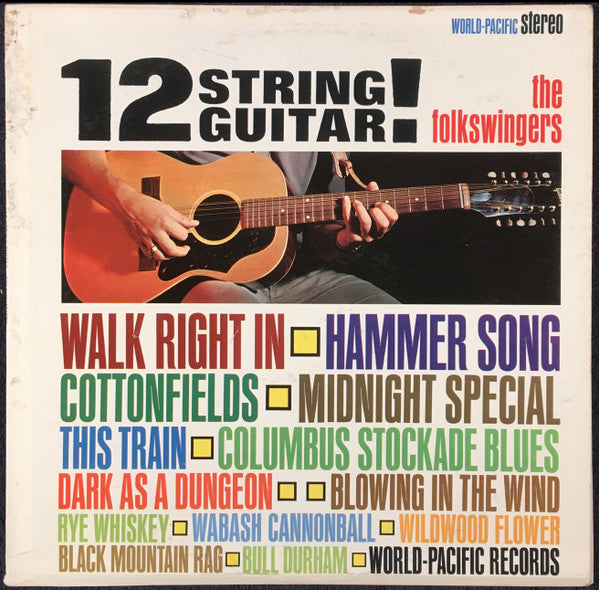 The Folkswingers : 12 String Guitar! (LP, Album, Club, RE, Cap)