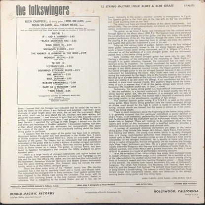 The Folkswingers : 12 String Guitar! (LP, Album, Club, RE, Cap)