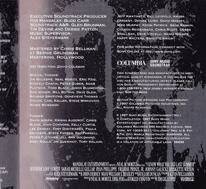 Various : I Know What You Did Last Summer (The Album) (CD, Album, Comp)