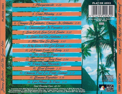 Jimmy Buffett : All The Great Hits (CD, Comp)