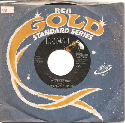 Jefferson Airplane : White Rabbit / Somebody To Love (7", Single, Styrene, Ind)